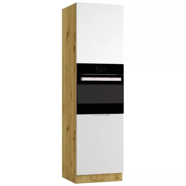 Szafka pod piekarnik ISABEL D60PK/2133 P/L szary mat/dąb art 412550
