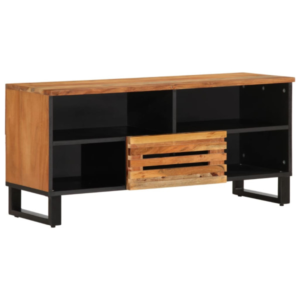 Szafka pod telewizor 100x34x46 cm lite drewno akacjowe 867963