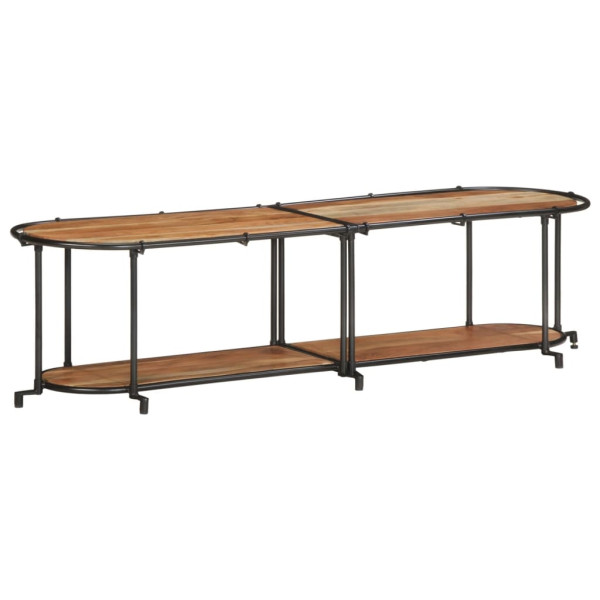 Szafka pod telewizor 160x42x40 cm lite drewno akacjowe 867179