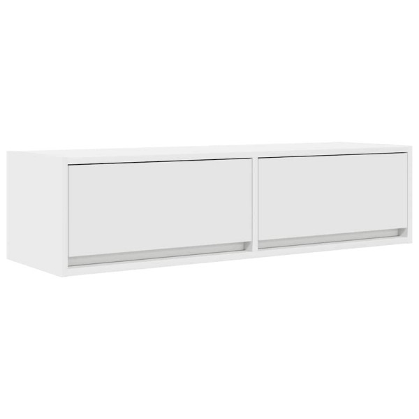 Szafka Pod Telewizor Biały Stolik Półka Szafka RTV 100 x 31 x 25.5 cm 867568