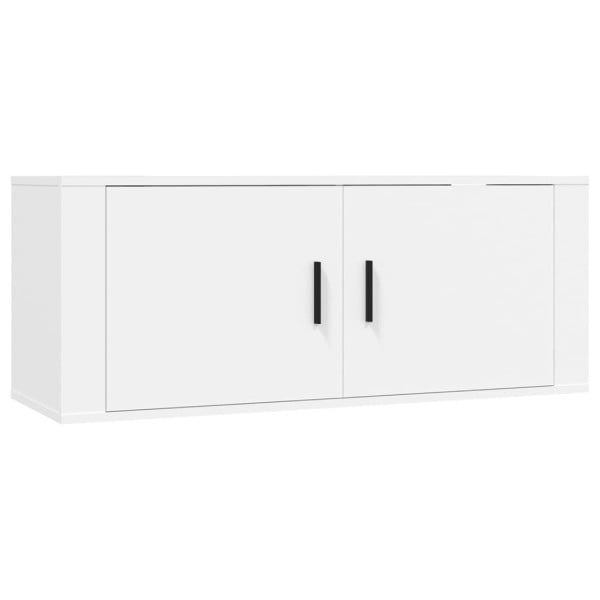Szafka Pod Telewizor Biały Stolik Półka Szafka RTV 100x34.5x40 cm 867331