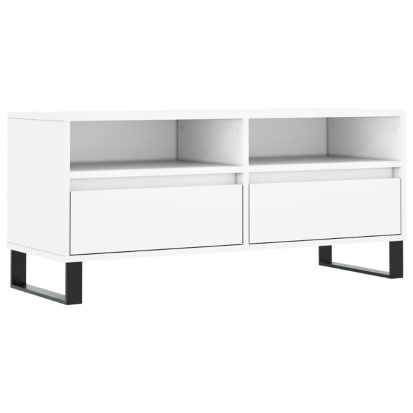 Szafka Pod Telewizor Biały Stolik Półka Szafka RTV 100x34.5x44.5 cm ma 866862