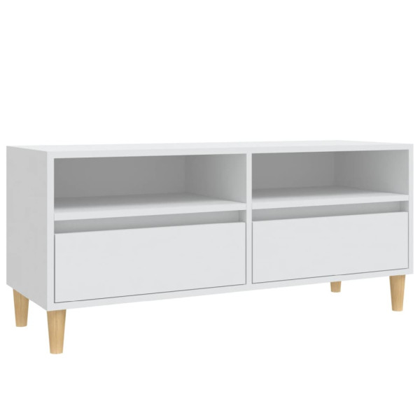 Szafka Pod Telewizor Biały Stolik Półka Szafka RTV 100x34.5x44.5 cm 866572