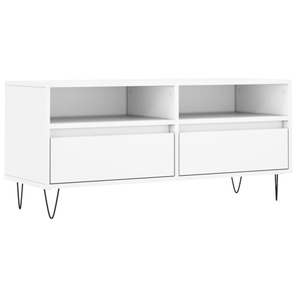 Szafka Pod Telewizor Biały Stolik Półka Szafka RTV 100x34.5x44.5 cm 866842