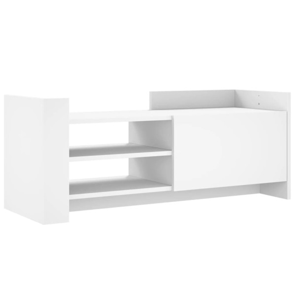 Szafka Pod Telewizor Biały Stolik Półka Szafka RTV 100x35x40 cm 866540