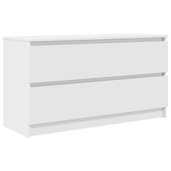 Szafka Pod Telewizor Biały Stolik Półka Szafka RTV 100x35x54 cm 857640