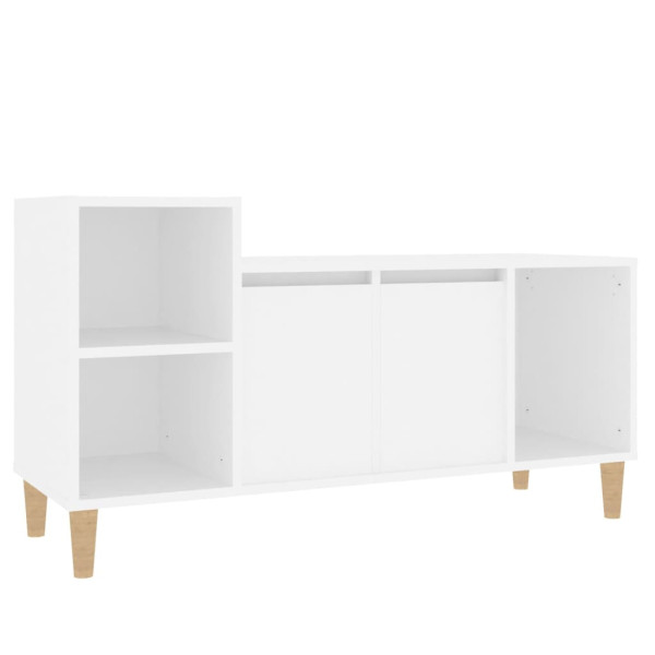 Szafka Pod Telewizor Biały Stolik Półka Szafka RTV 100x35x55 cm 867662