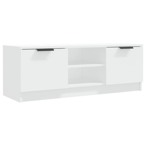 Szafka Pod Telewizor Biały Stolik Półka Szafka RTV 102x35x36.5 cm 867758