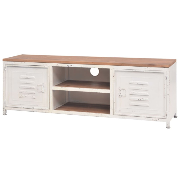 Szafka Pod Telewizor Biały Stolik Półka Szafka RTV 120 x 30 x 40 cm biała 867838