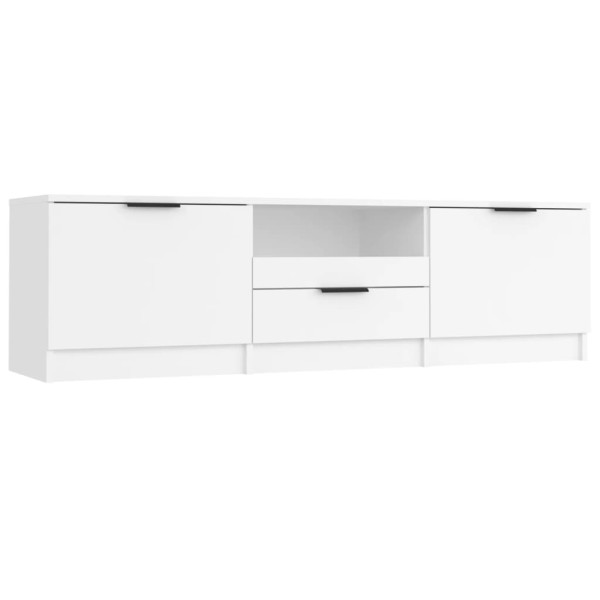 Szafka Pod Telewizor Biały Stolik Półka Szafka RTV 140x35x40 cm 867933