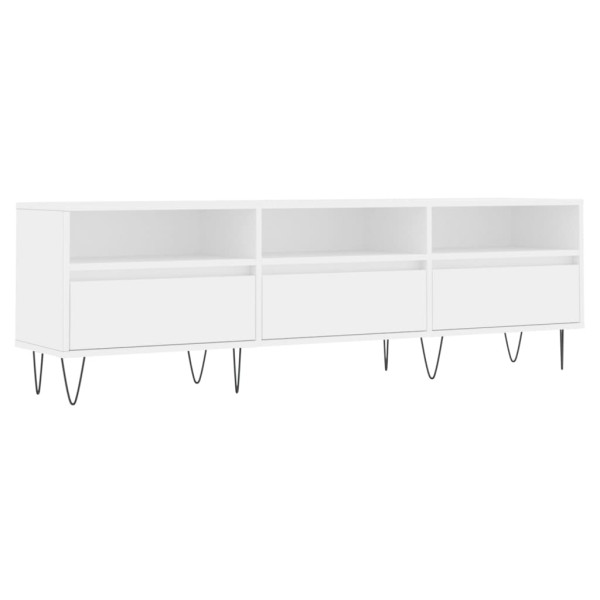 Szafka Pod Telewizor Biały Stolik Półka Szafka RTV 150x30x44.5 cm 857707