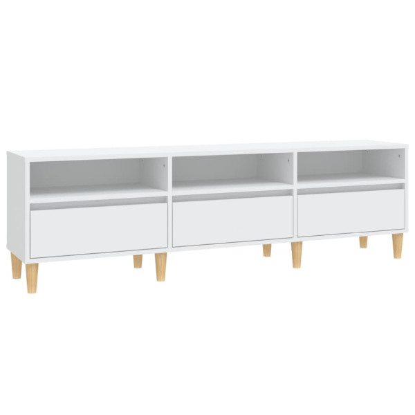 Szafka Pod Telewizor Biały Stolik Półka Szafka RTV 150x30x44.5 cm 866605