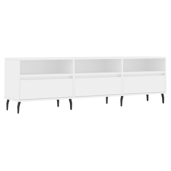 Szafka Pod Telewizor Biały Stolik Półka Szafka RTV 150x30x44.5 cm 866611