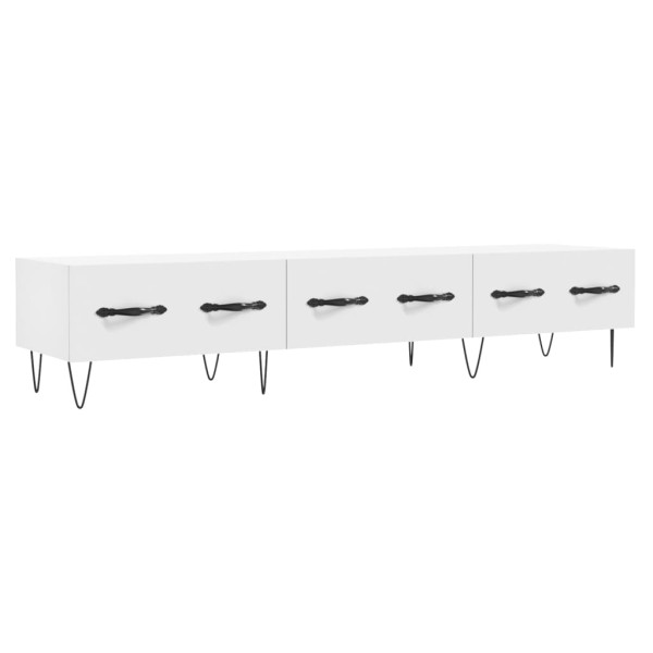 Szafka Pod Telewizor Biały Stolik Półka Szafka RTV 150x36x30 cm 867088