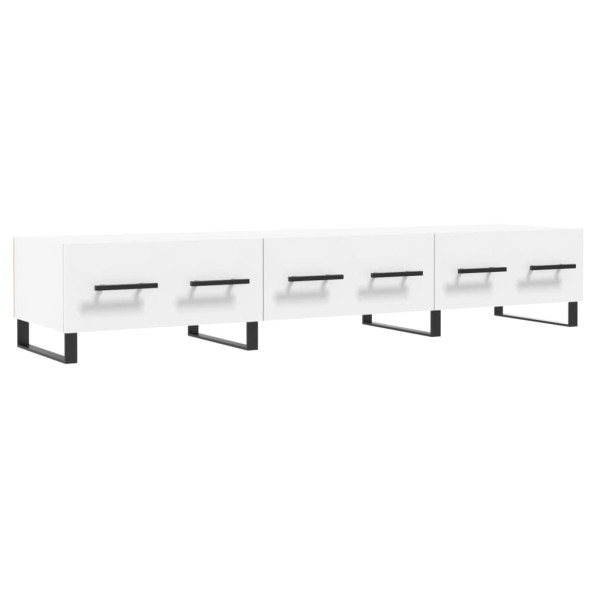 Szafka Pod Telewizor Biały Stolik Półka Szafka RTV 150x36x30 cm 867189