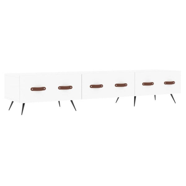 Szafka Pod Telewizor Biały Stolik Półka Szafka RTV 150x36x30 cm 868106
