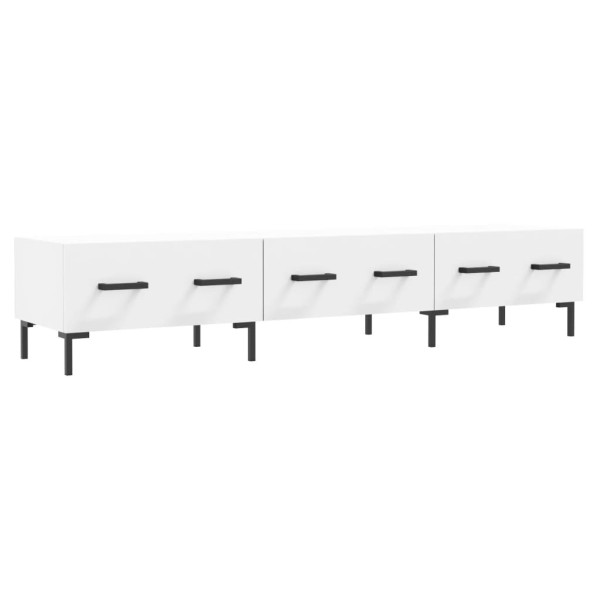 Szafka Pod Telewizor Biały Stolik Półka Szafka RTV 150x36x30 cm 866852