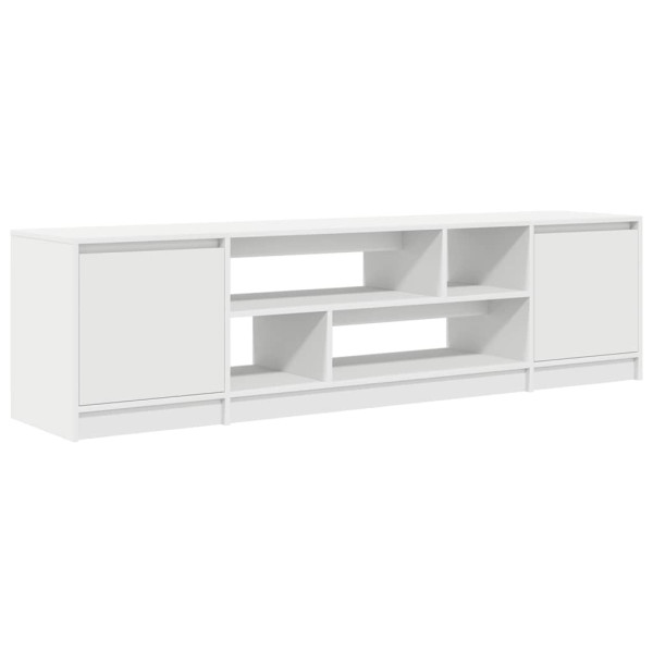Szafka Pod Telewizor Biały Stolik Półka Szafka RTV 188.5x41x50 cm 866849