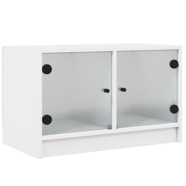 Szafka Pod Telewizor Biały Stolik Półka Szafka RTV 68x37x42 cm 865108