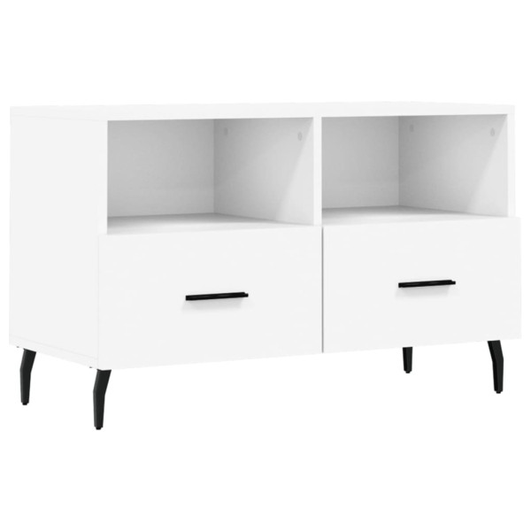 Szafka Pod Telewizor Biały Stolik Półka Szafka RTV 80x36x50 cm 868075