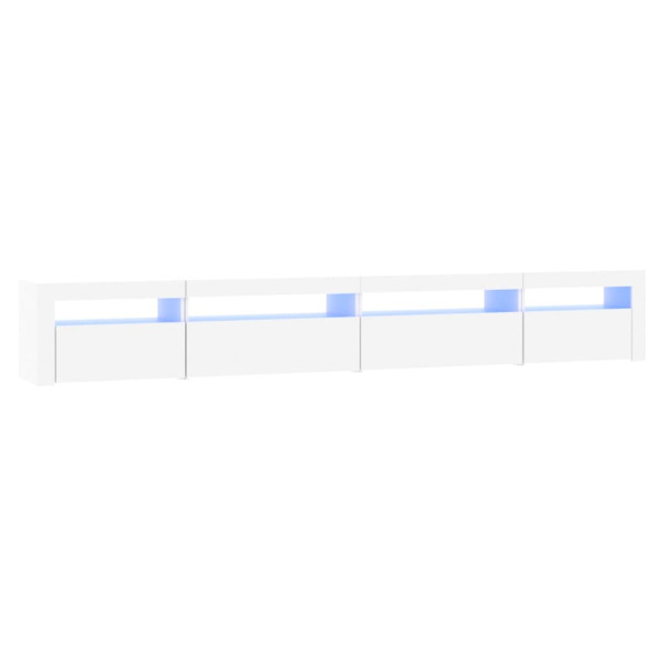 Szafka Pod Telewizor Biały Stolik Półka Szafka RTV LED 270x35x40 cm 867771