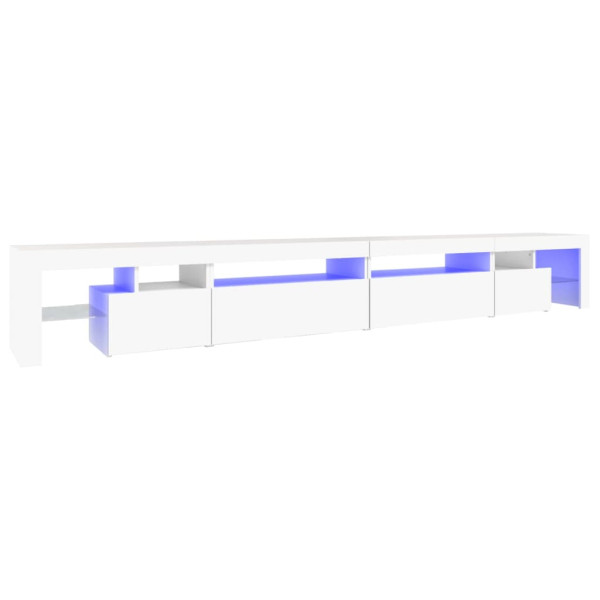 Szafka Pod Telewizor Biały Stolik Półka Szafka RTV LED 290x36.5x40 cm 867651