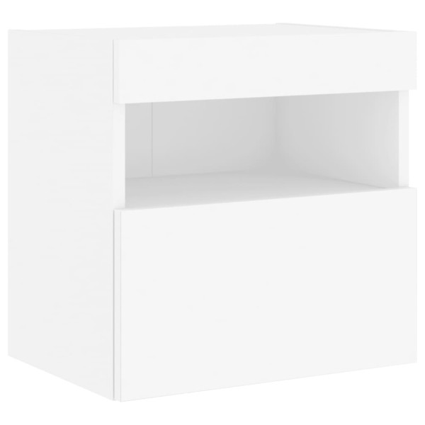 Szafka Pod Telewizor Biały Stolik Półka Szafka RTV LED 40x30x40 cm 866582