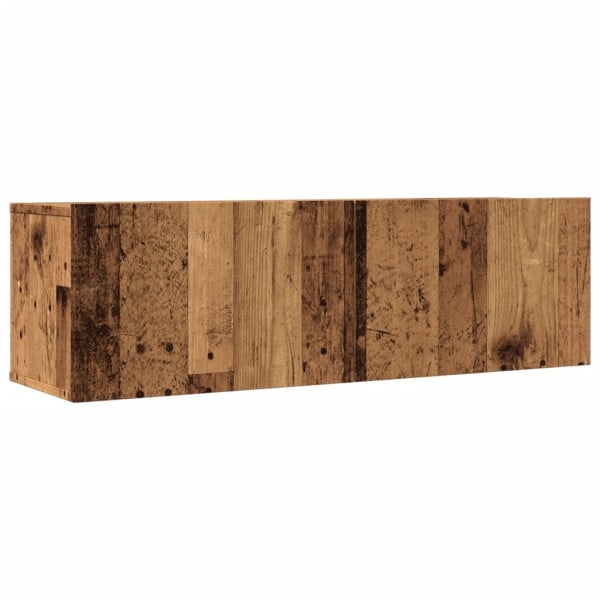 Szafka Pod Telewizor Drewniana Półka Stolik RTV Brązowy 100x30x30 cm 763435