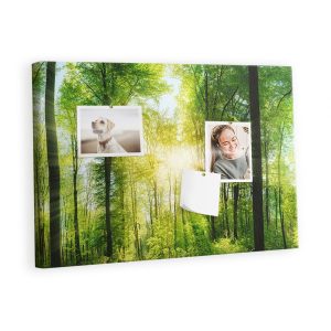 Tablica korkowa z nadrukiem organizer + pinezki Natura las 395530 Tablica korkowa z nadrukiem organizer + pinezki Natura las 395530