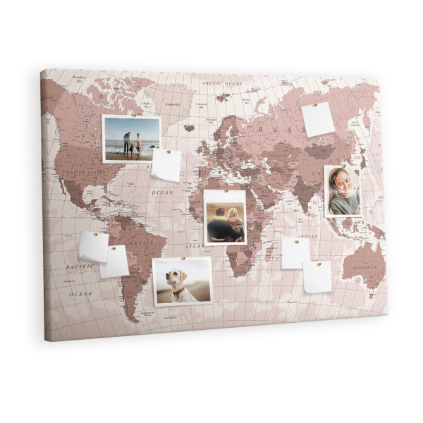 Tablica korkowa z nadrukiem organizer + pinezki Organizer 384464
