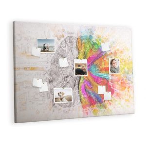 Tablica korkowa z nadrukiem organizer + pinezki Planer 407542