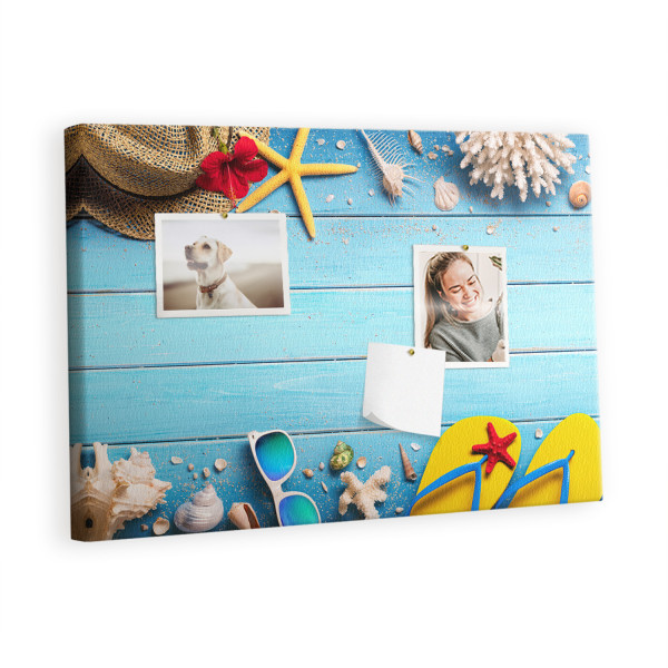 Tablica korkowa z nadrukiem organizer + pinezki Planer 428704