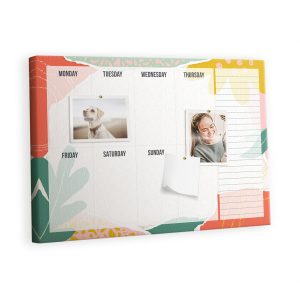 Tablica korkowa z nadrukiem organizer + pinezki Planer 383505 Tablica korkowa z nadrukiem organizer + pinezki Planer 383505