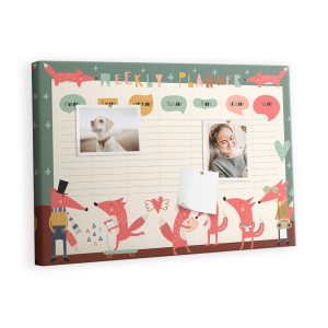 Tablica korkowa z nadrukiem organizer + pinezki Planer 383520 Tablica korkowa z nadrukiem organizer + pinezki Planer 383520
