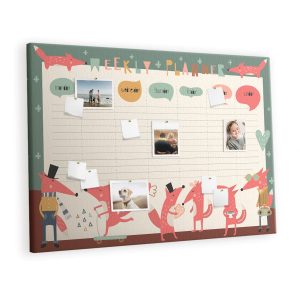Tablica korkowa z nadrukiem organizer + pinezki Planer 383547 Tablica korkowa z nadrukiem organizer + pinezki Planer 383547