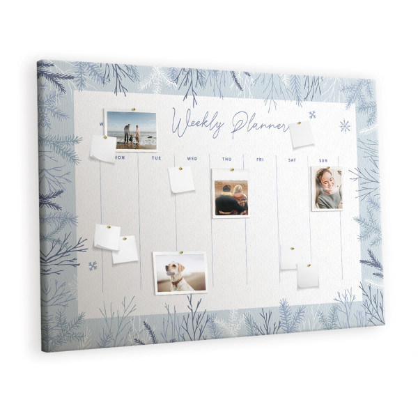 Tablica korkowa z nadrukiem organizer + pinezki Planer 383630