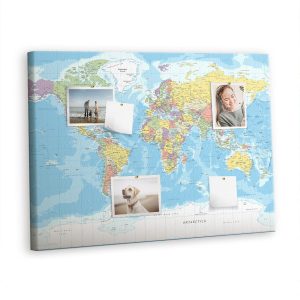 Tablica korkowa z nadrukiem organizer + pinezki Planer 297596