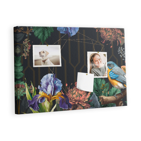 Tablica korkowa z nadrukiem organizer + pinezki Przyroda 428979