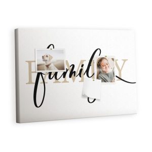 Tablica korkowa z nadrukiem organizer + pinezki Rodzina 428859