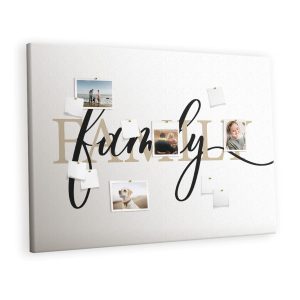 Tablica korkowa z nadrukiem organizer + pinezki Rodzina 530286