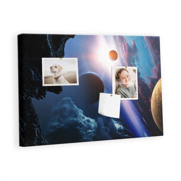 Tablica korkowa z nadrukiem planer + pinezki Organizer 410162