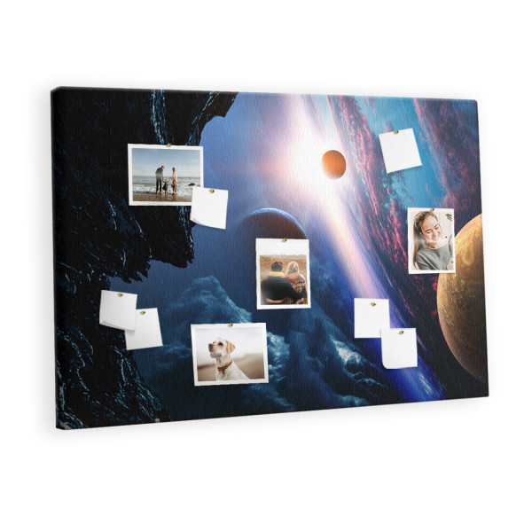 Tablica korkowa z nadrukiem planer + pinezki Organizer 410168