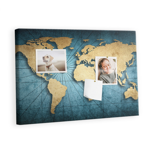 Tablica korkowa z nadrukiem planer + pinezki Organizer 355242