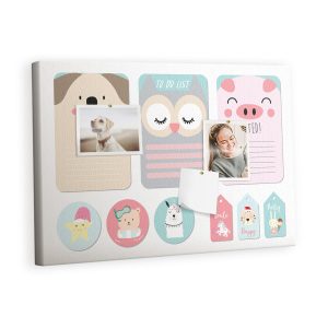Tablica korkowa z nadrukiem planer + pinezki Organizer 428845