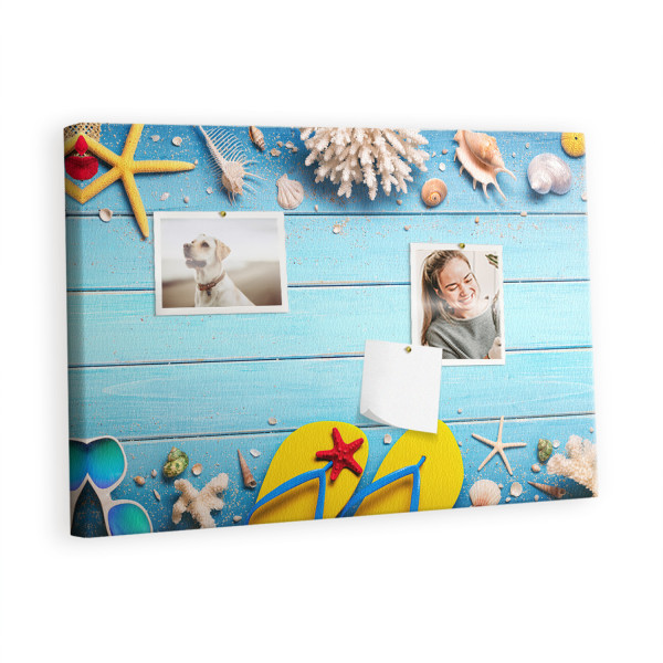 Tablica korkowa z nadrukiem planer + pinezki Organizer 430006