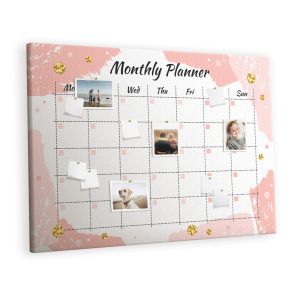 Tablica korkowa z nadrukiem planer + pinezki Organizer 529596