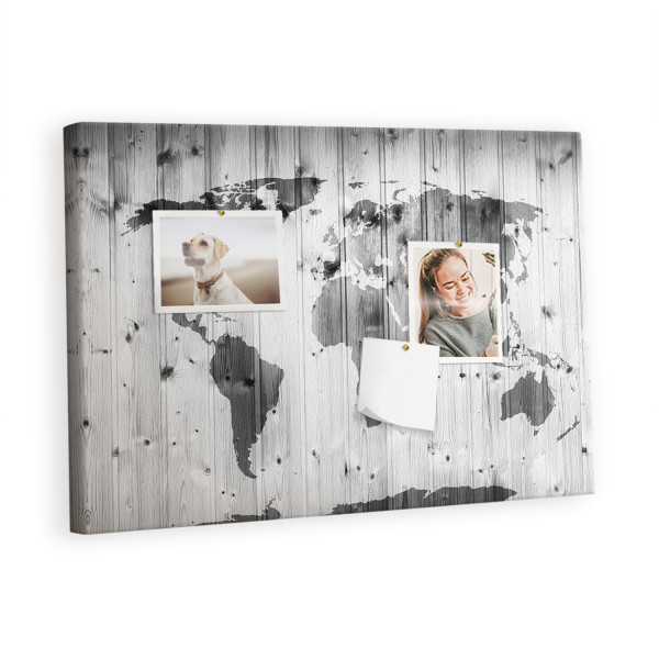 Tablica korkowa z nadrukiem planer + pinezki Organizer 372790