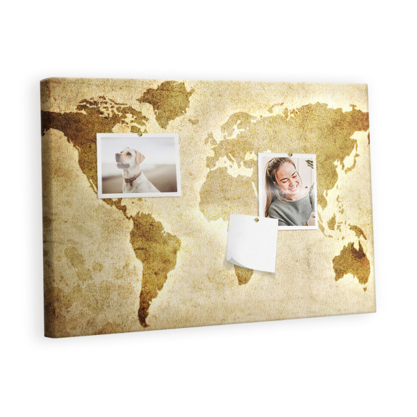 Tablica korkowa z nadrukiem planer + pinezki Organizer 372791