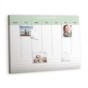 Tablica korkowa z nadrukiem planer + pinezki Organizer 383551