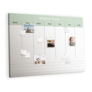 Tablica korkowa z nadrukiem planer + pinezki Organizer 383610